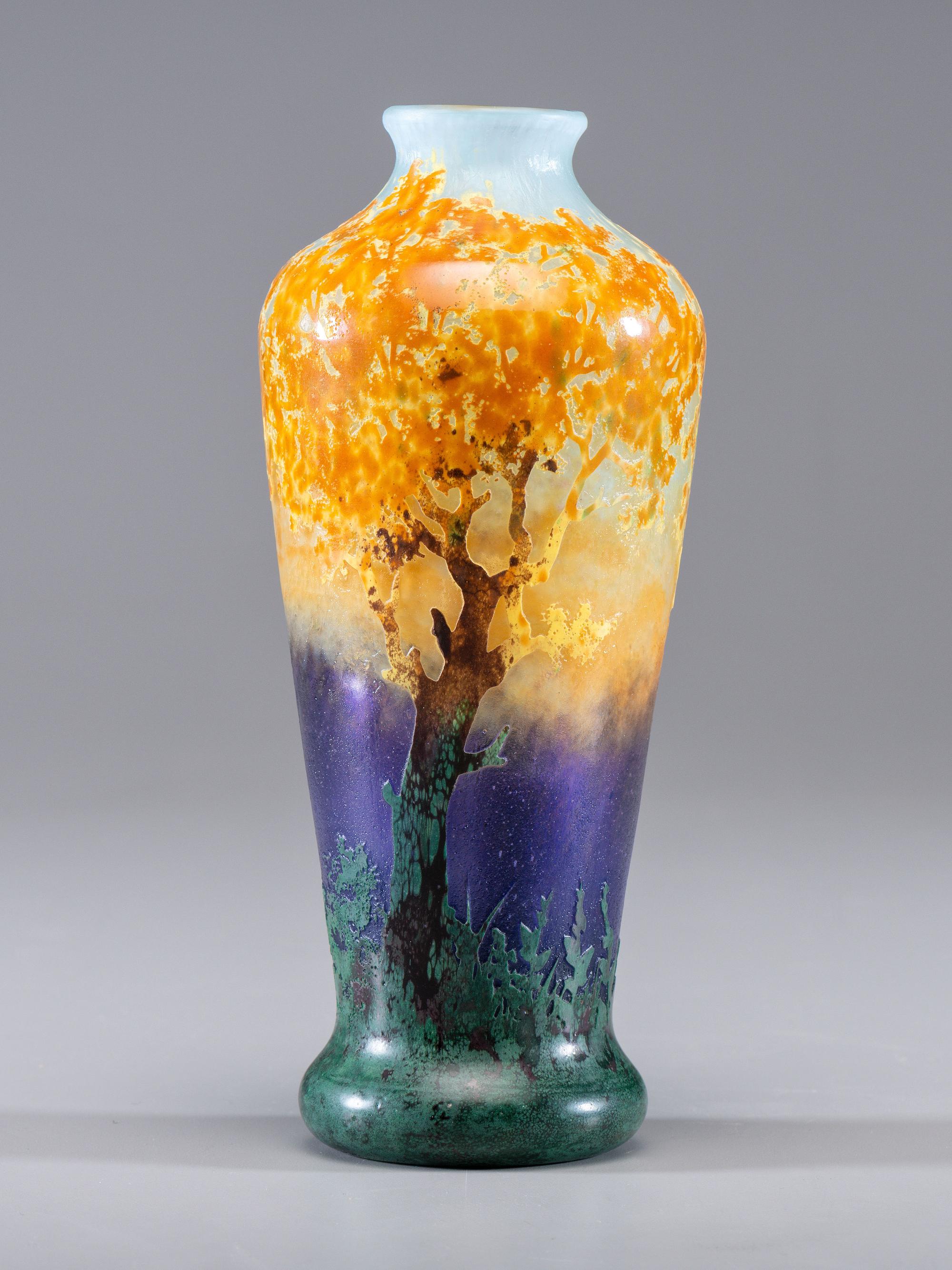 Vitrified Impressionist Vase