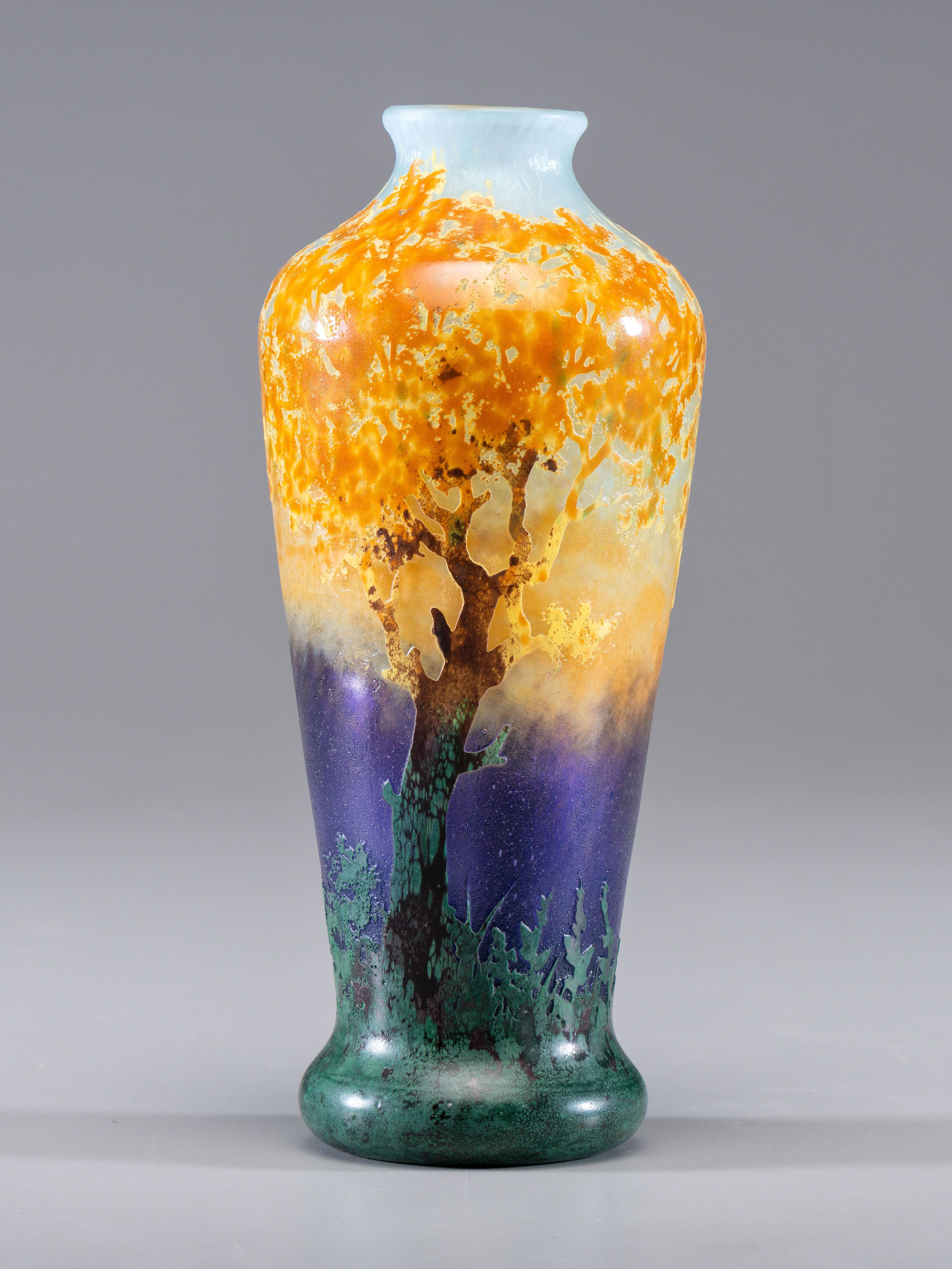 Vitrified Impressionist Vase