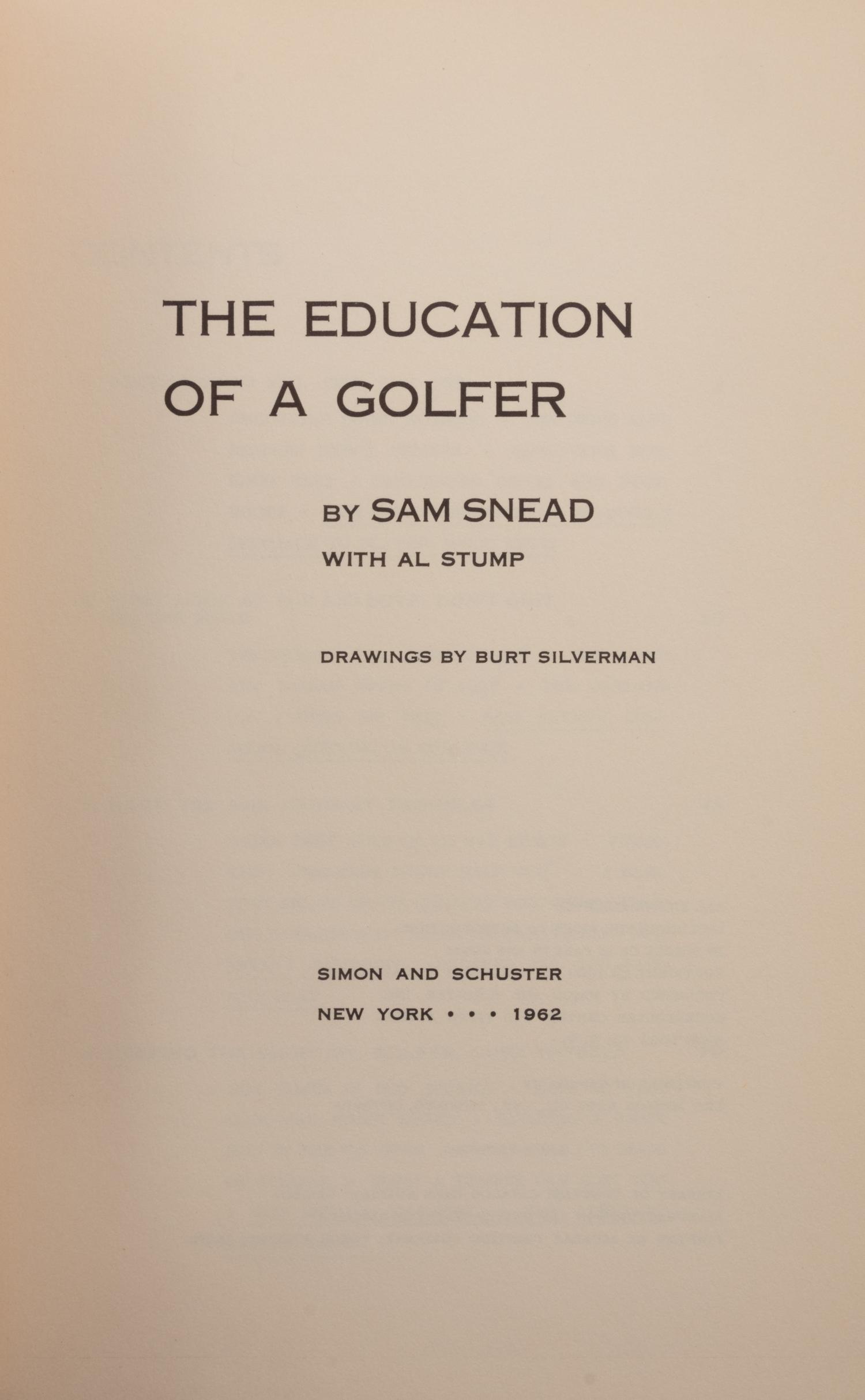 A Group of Three Inscribed Sports Books,