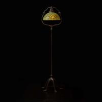 Tiffany Studios A "Vine Border" Bell Floor Lamp, New York, circa 1910