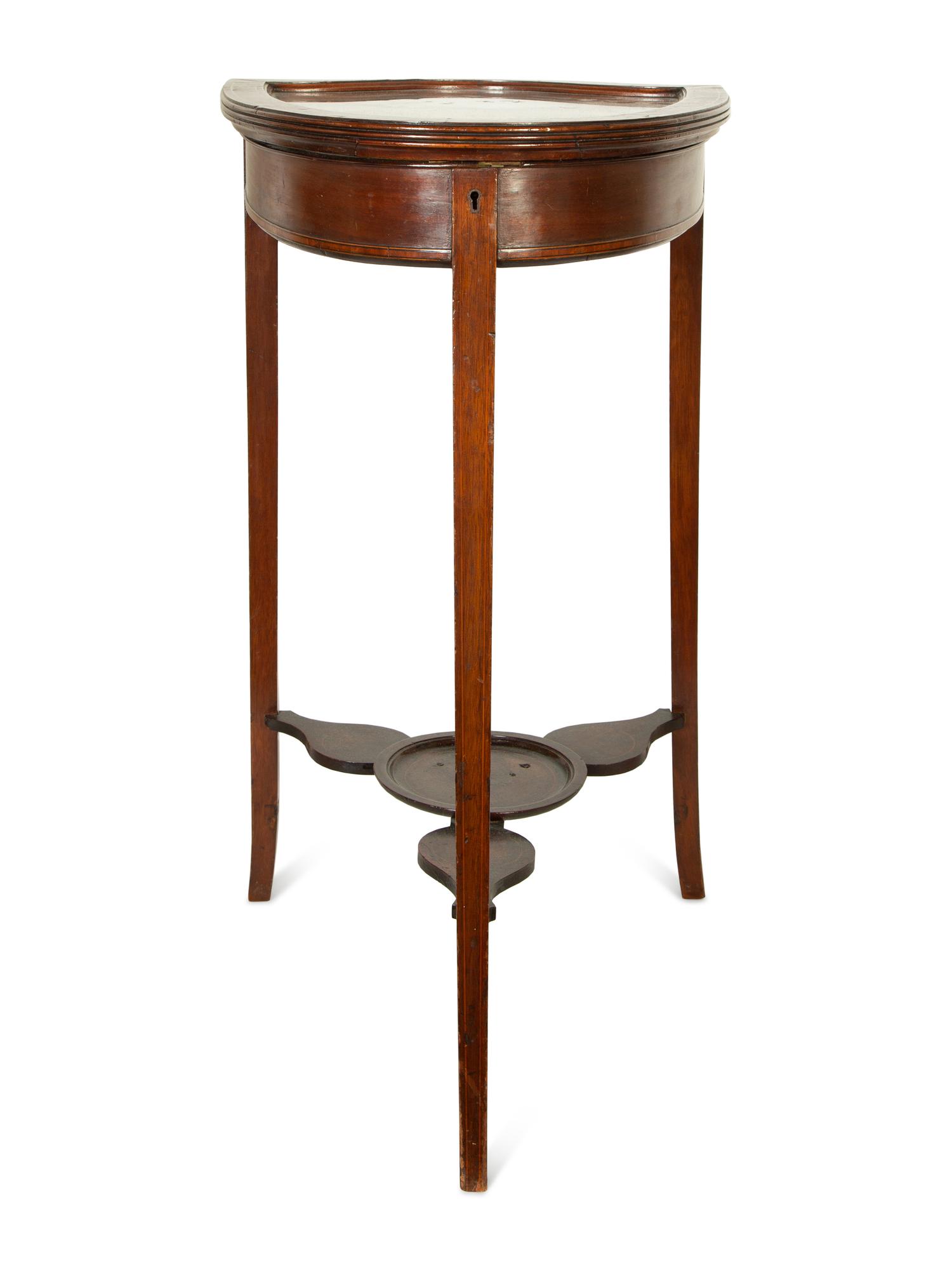 A George III Mahogany Vitrine Table