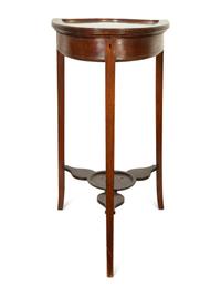 A George III Mahogany Vitrine Table