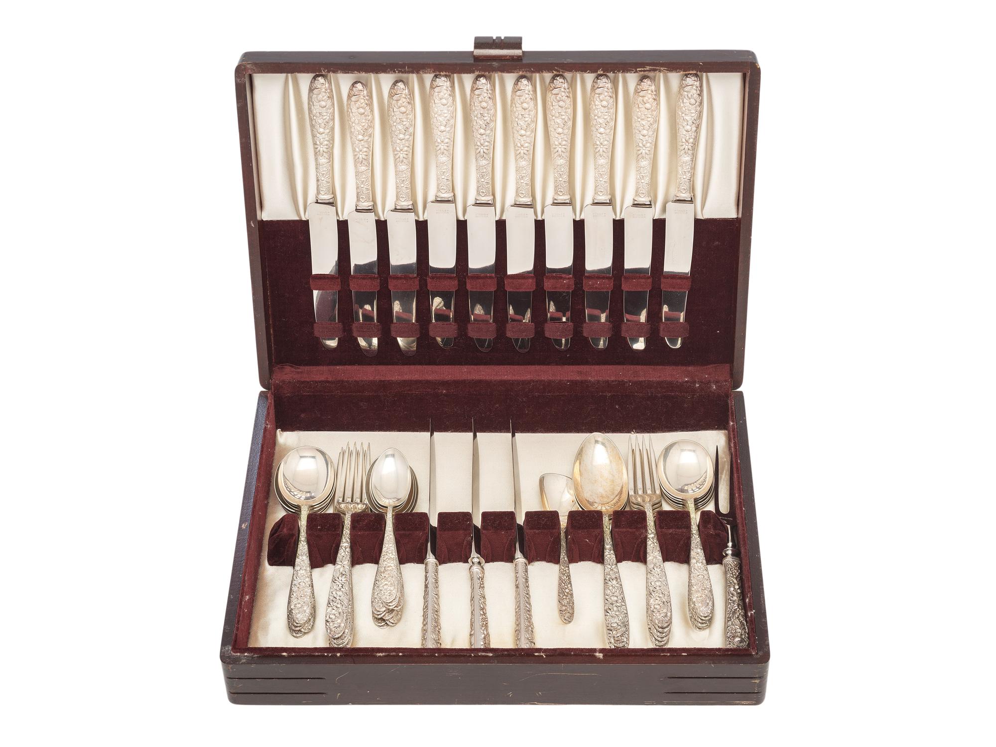 An American Silver Flatware Service