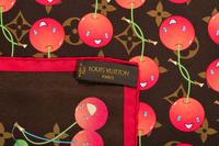 Louis Vuitton Monogram Cerise Silk Scarf, 2005