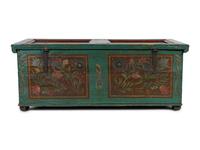 A Northern European Painted Chest — 19TH/20TH CENTURY