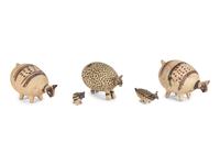 Five Chinese Slip-Glazed Earthenware Animals