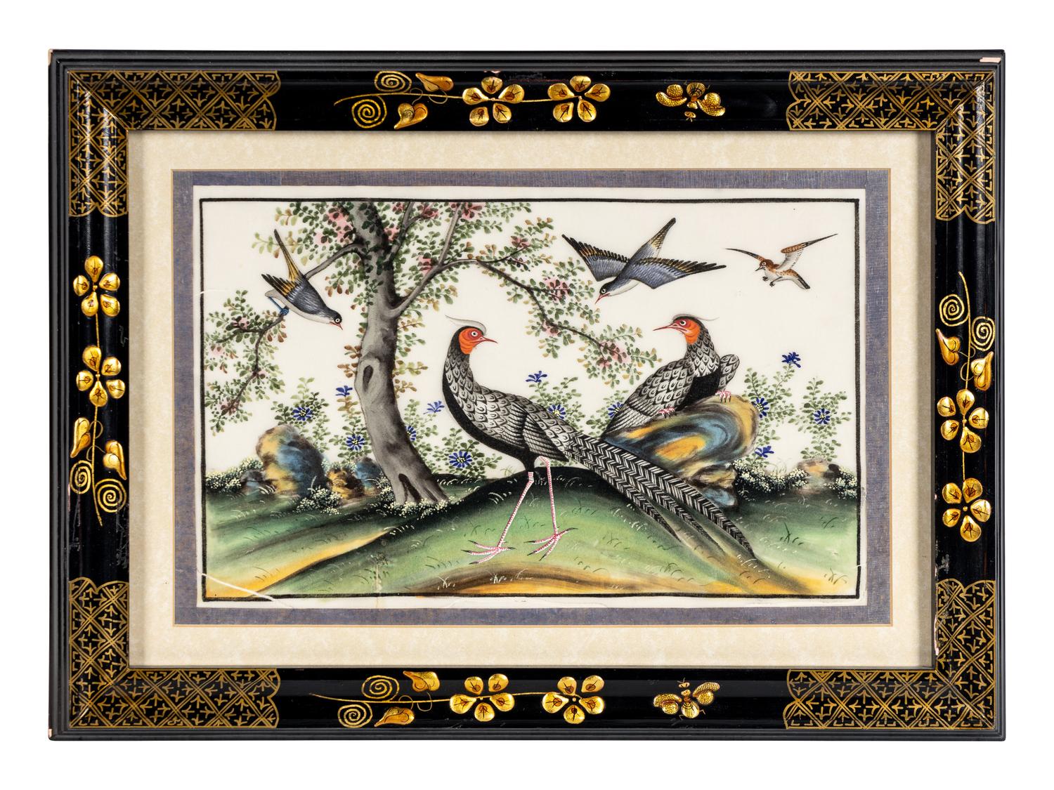 A Group of Six Chinese Export Pith Paintings