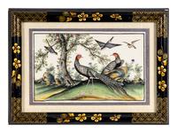A Group of Six Chinese Export Pith Paintings
