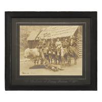 [Western Americana] Group of 50-plus photos, RPPCs, and ephemera, including Wild West performers and cowboys