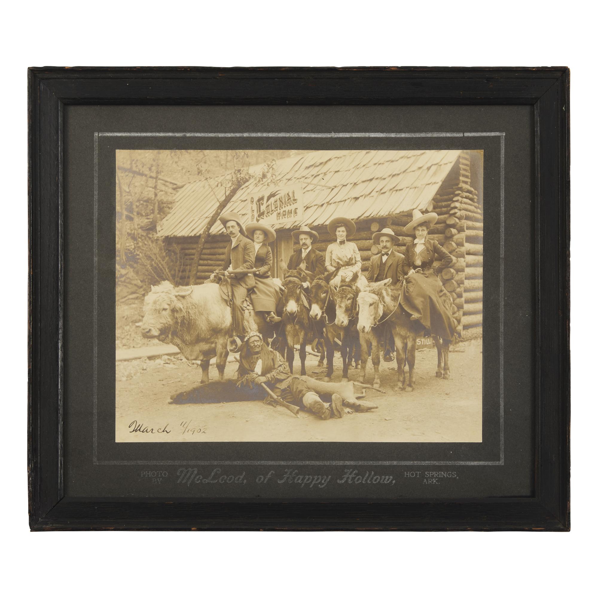[Western Americana] Group of 50-plus photos, RPPCs, and ephemera, including Wild West performers and cowboys
