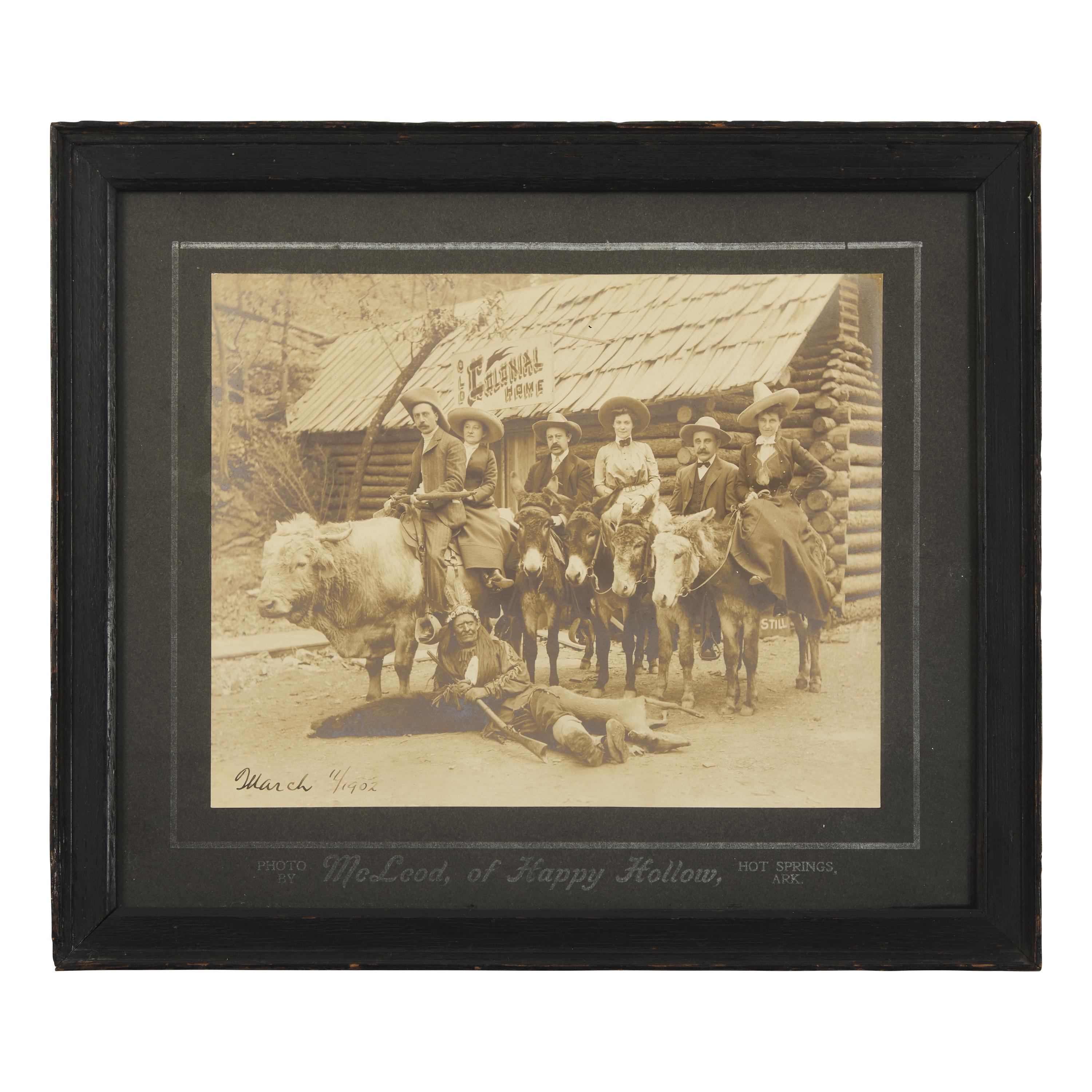 [Western Americana] Group of 50-plus photos, RPPCs, and ephemera, including Wild West performers and cowboys