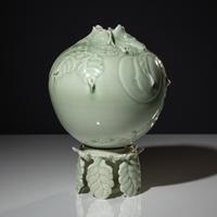 Celadon vessel on stand, 1992