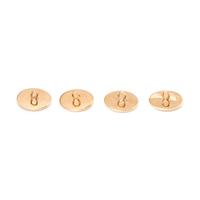 TIFFANY & CO., YELLOW GOLD TUXEDO BUTTONS