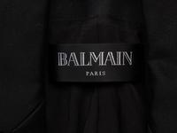 BALMAIN, FITTED BLACK BLAZER
