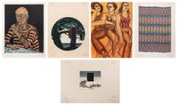 The American Portfolio (five of six prints, with original case)