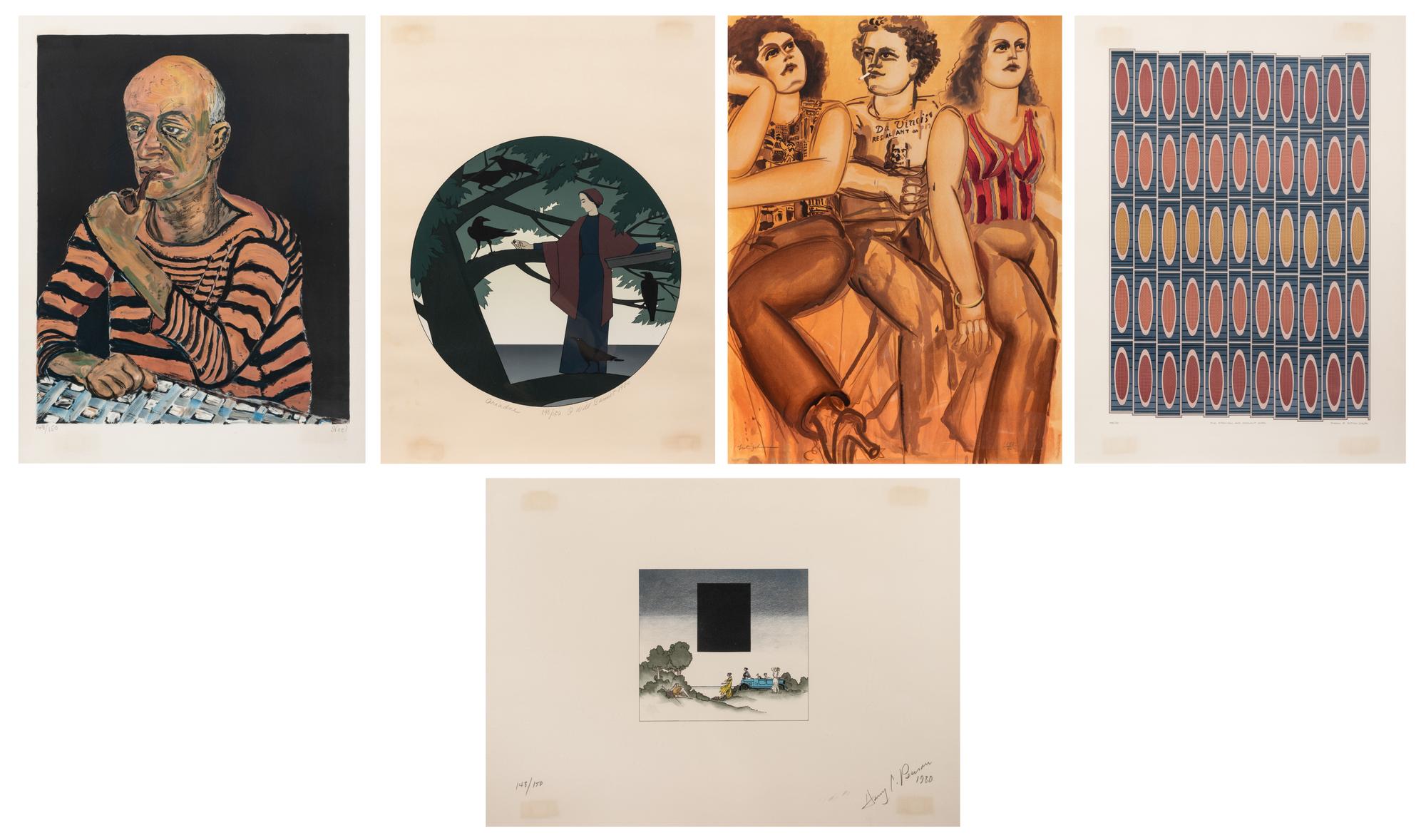 The American Portfolio (five of six prints, with original case)