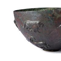 A Sumerian Copper Bowl with a Procession of Animals