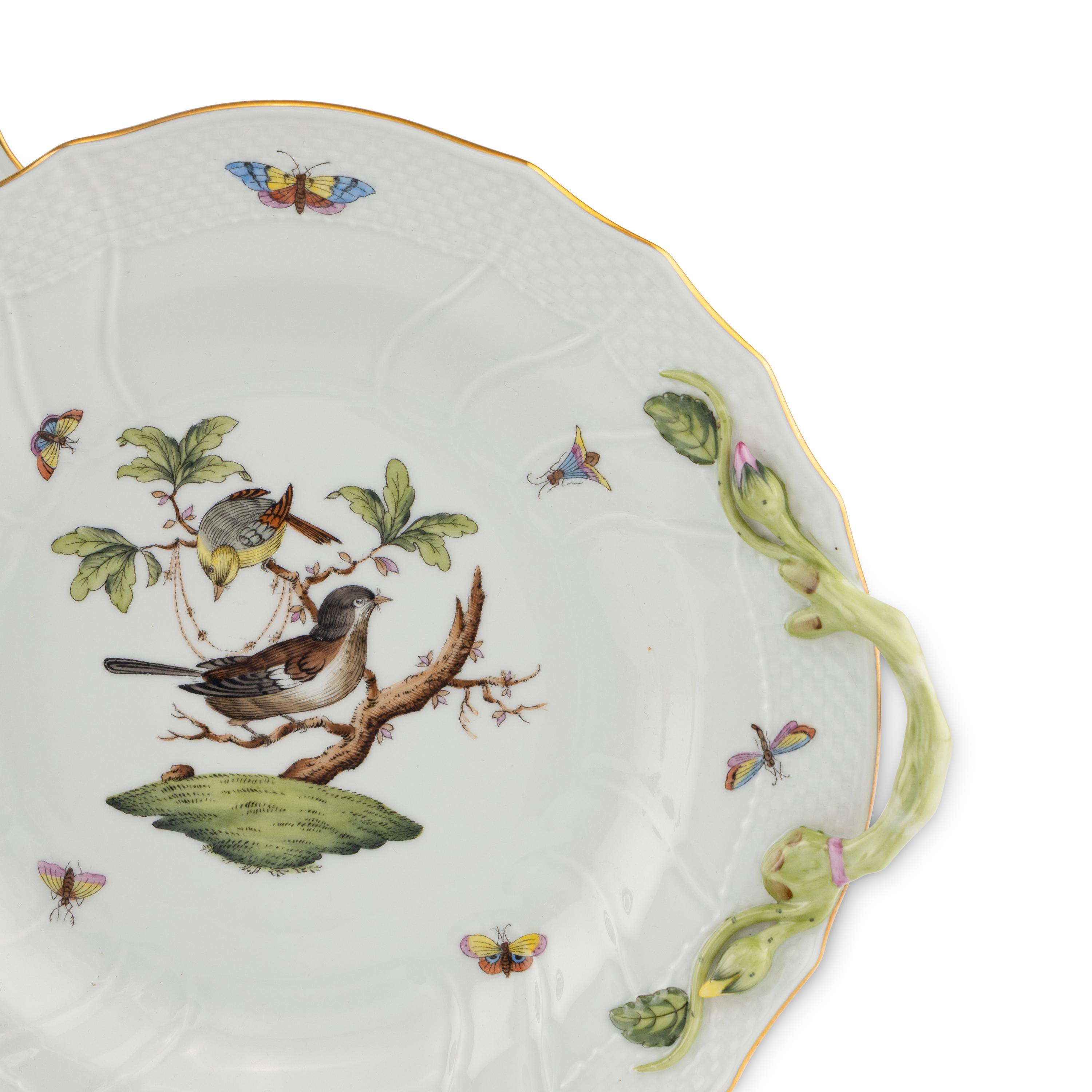 A Group of Four Herend Porcelain Serving Articles