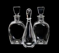 Five Glass Articles Height 10 1/4 inches (tallest)