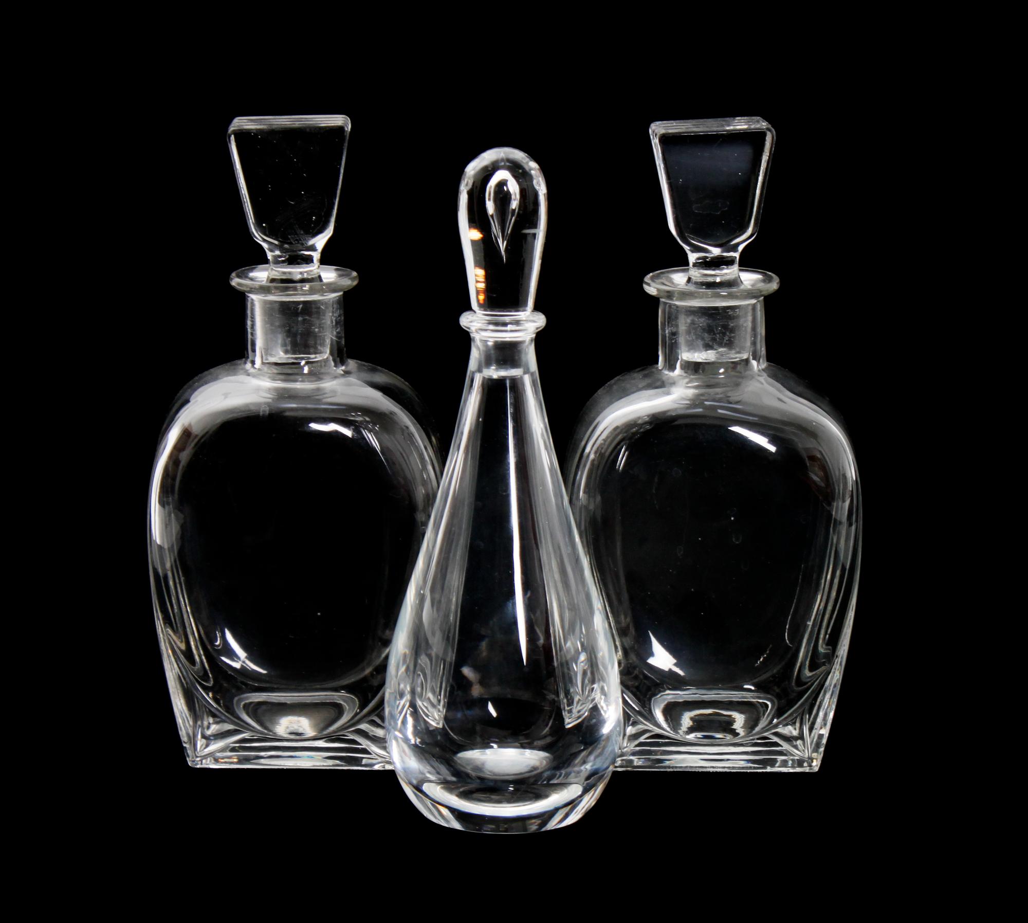 Five Glass Articles Height 10 1/4 inches (tallest)