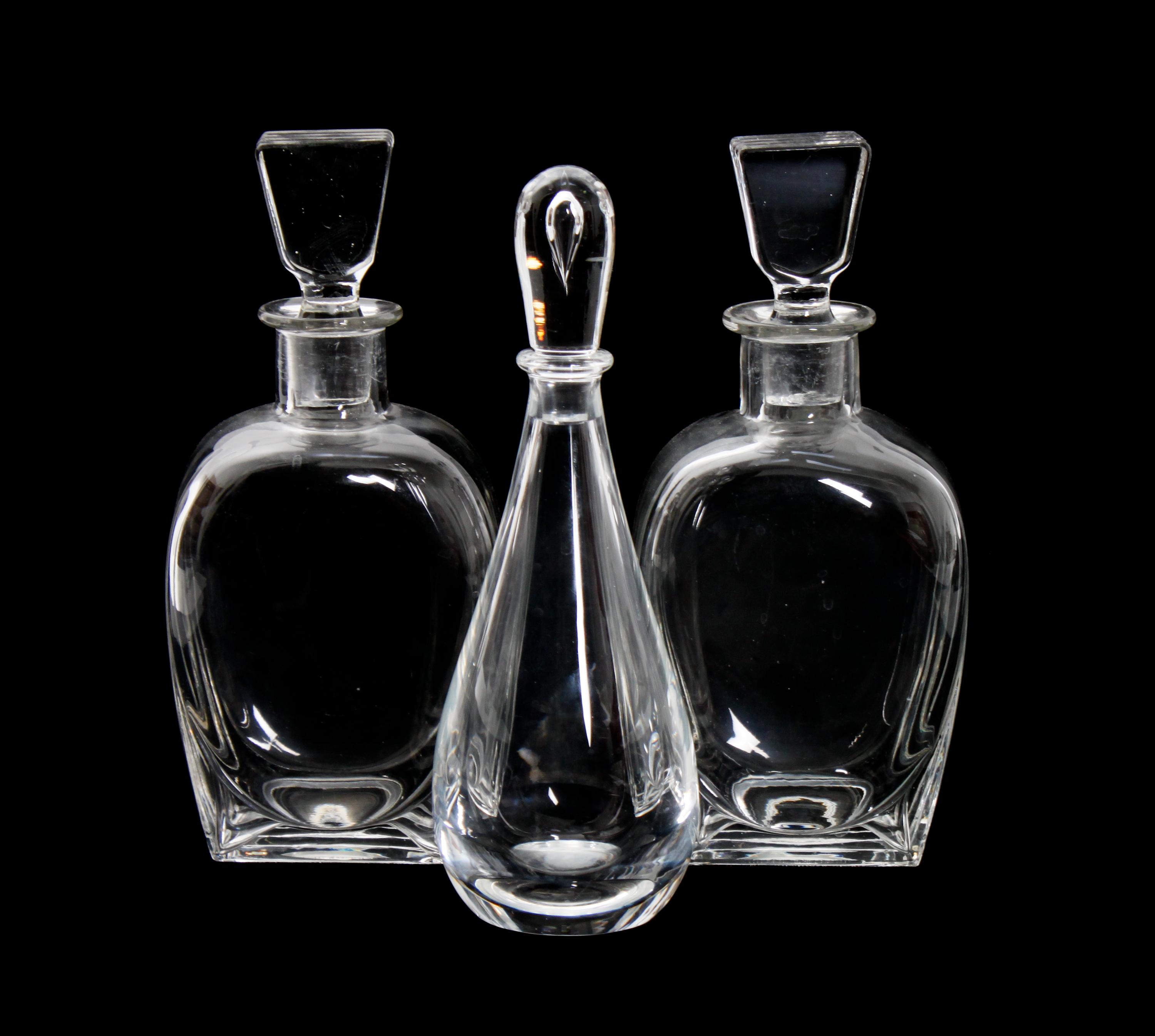 Five Glass Articles Height 10 1/4 inches (tallest)
