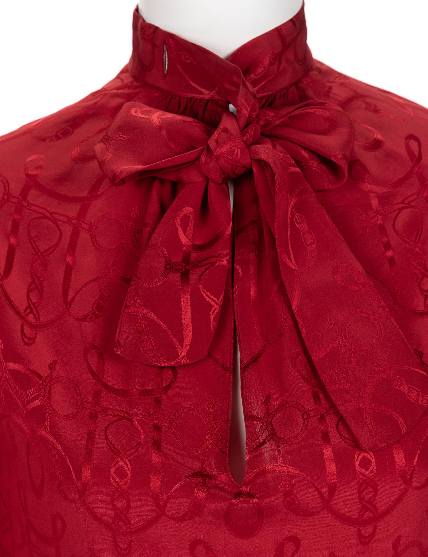 Three Hermès Pieces: Two Tops and One Skirt