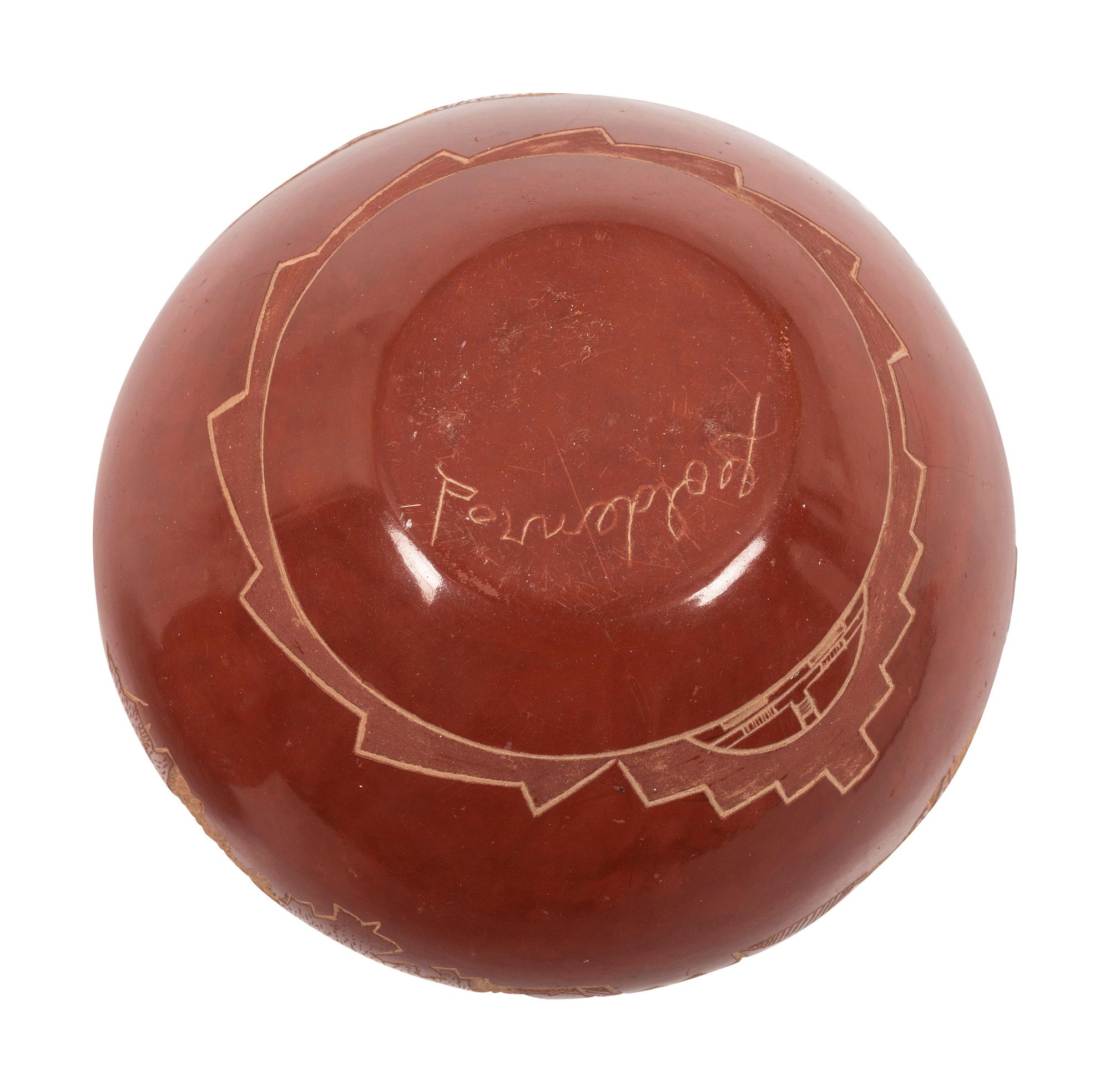 Sgraffito Redware Pottery