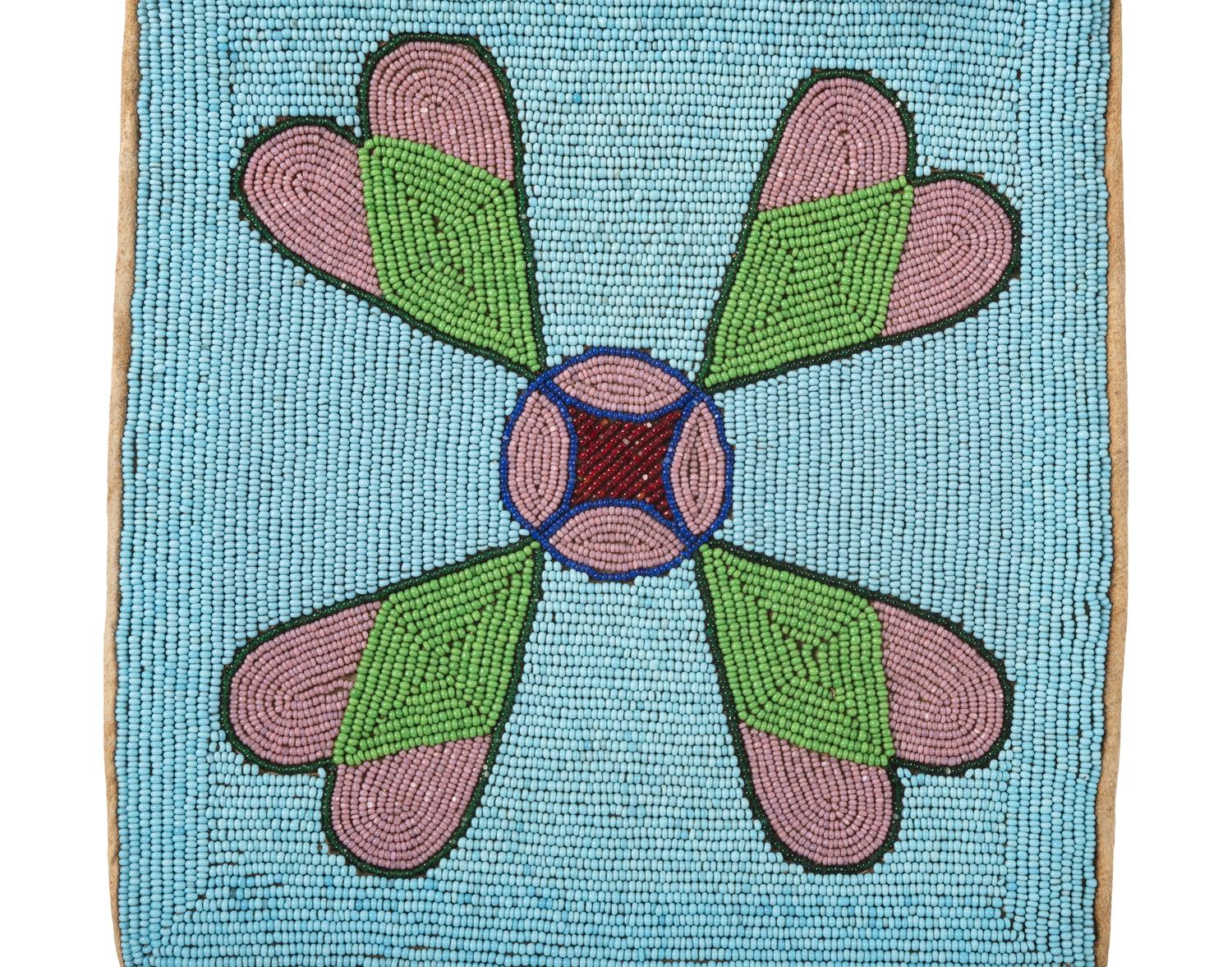 Collection of Plains and Plateau Beaded Hide Pouches