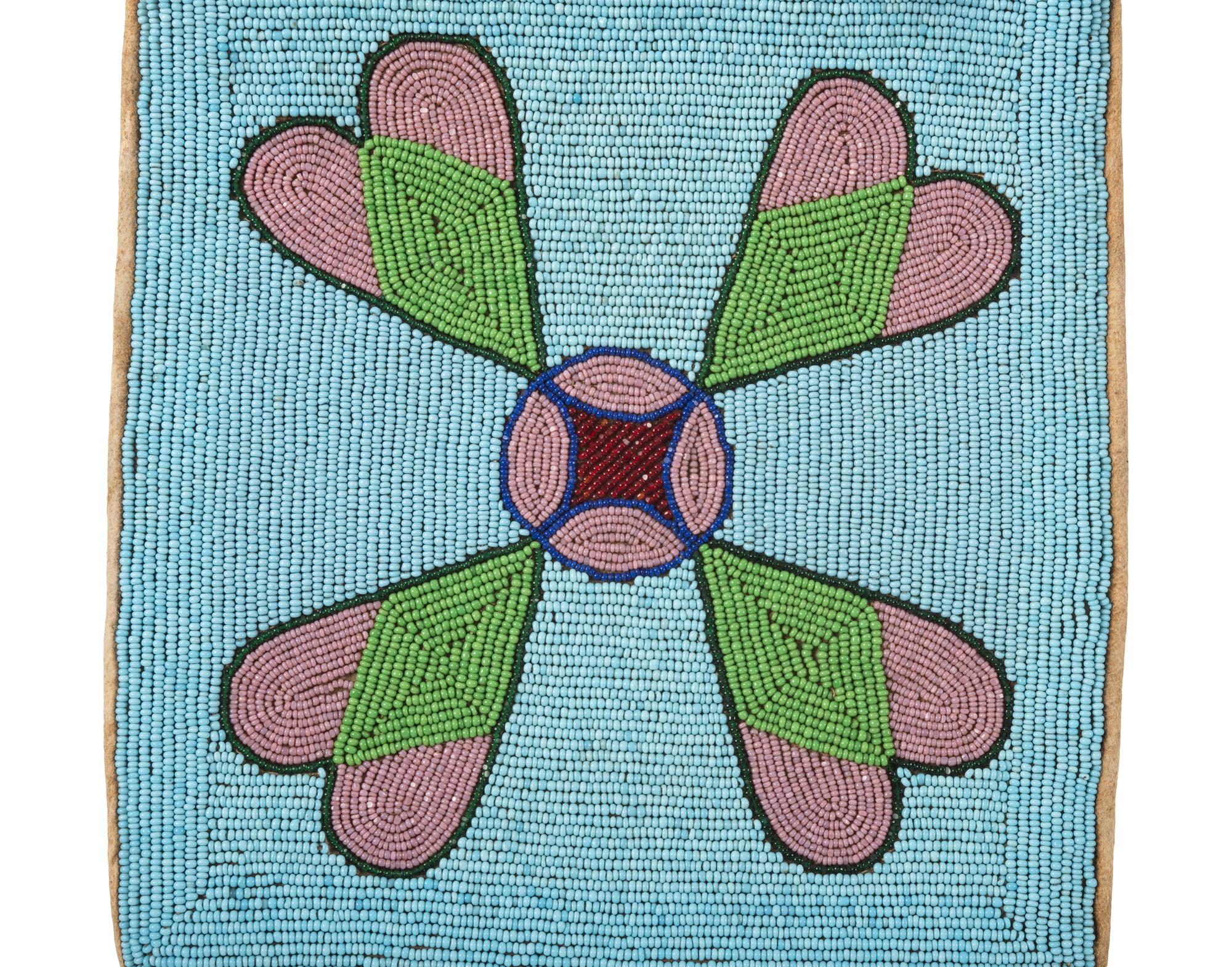 Collection of Plains and Plateau Beaded Hide Pouches