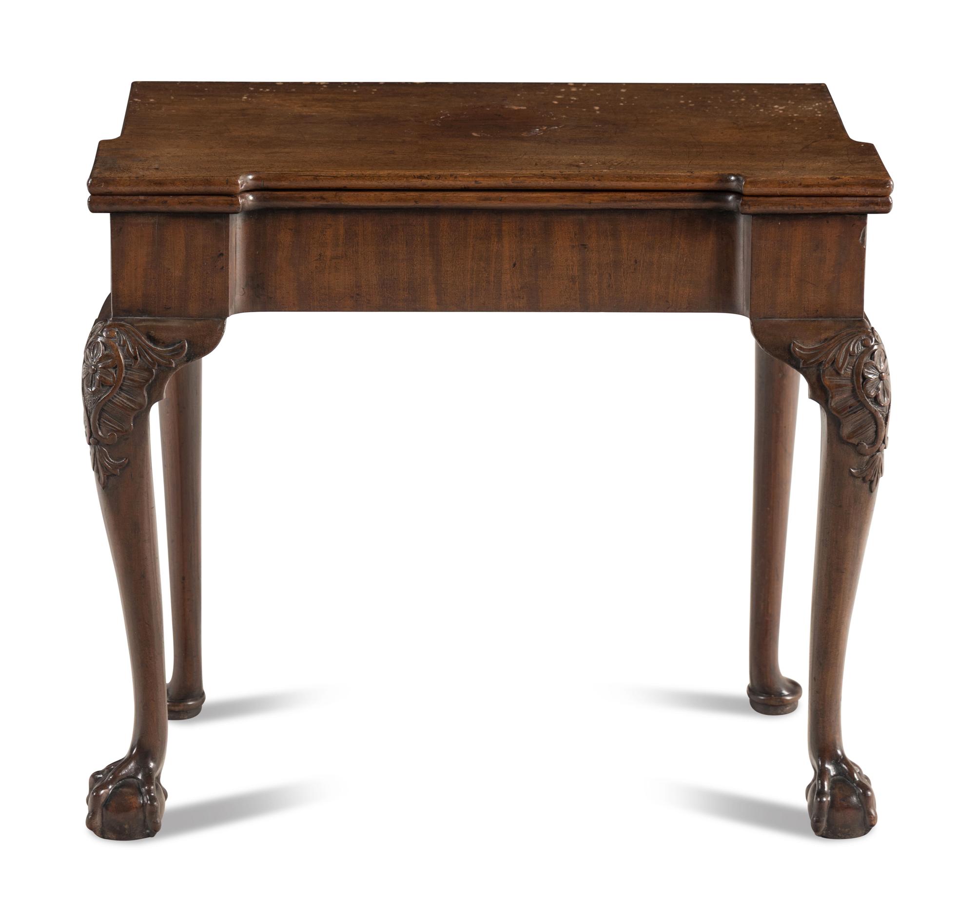 A George II Mahogany Games Table