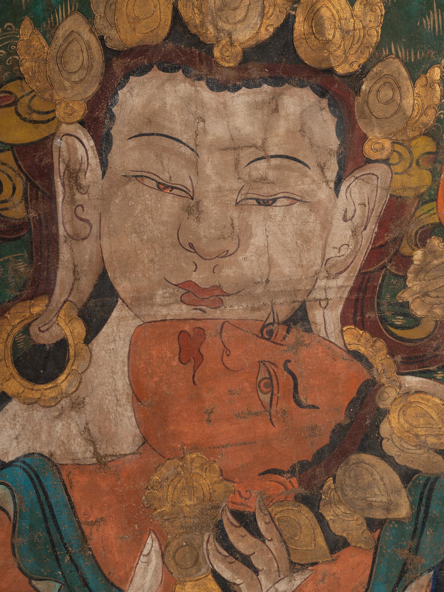 A Massive Tibetan Thangka