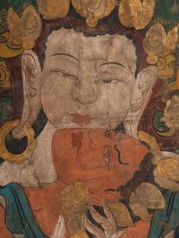 A Massive Tibetan Thangka