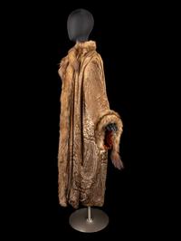 House of Worth Haute Couture Coat Trimmed in Fur, 1920s