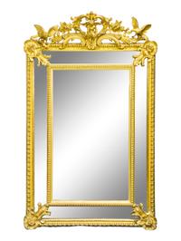 A Louis XV Style Giltwood Mirror