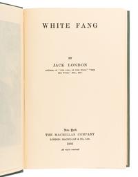 LONDON, Jack (1876-1916). White Fang . New York & London: The Macmillan Company, 1906.