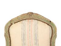 A Pair of Louis XVI Carved and Painted Side Chairs — 20TH CENTURY