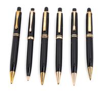 A Collection of Six Montblanc Pix Mechanical Pencils Length of longest 5 1/4 inches.