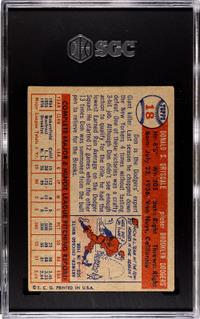A Group of 1957 Topps Sandy Koufax, Don Drysdale and Jim Bunning Baseball Cards No. 338 (SGC 4 VG-EX)