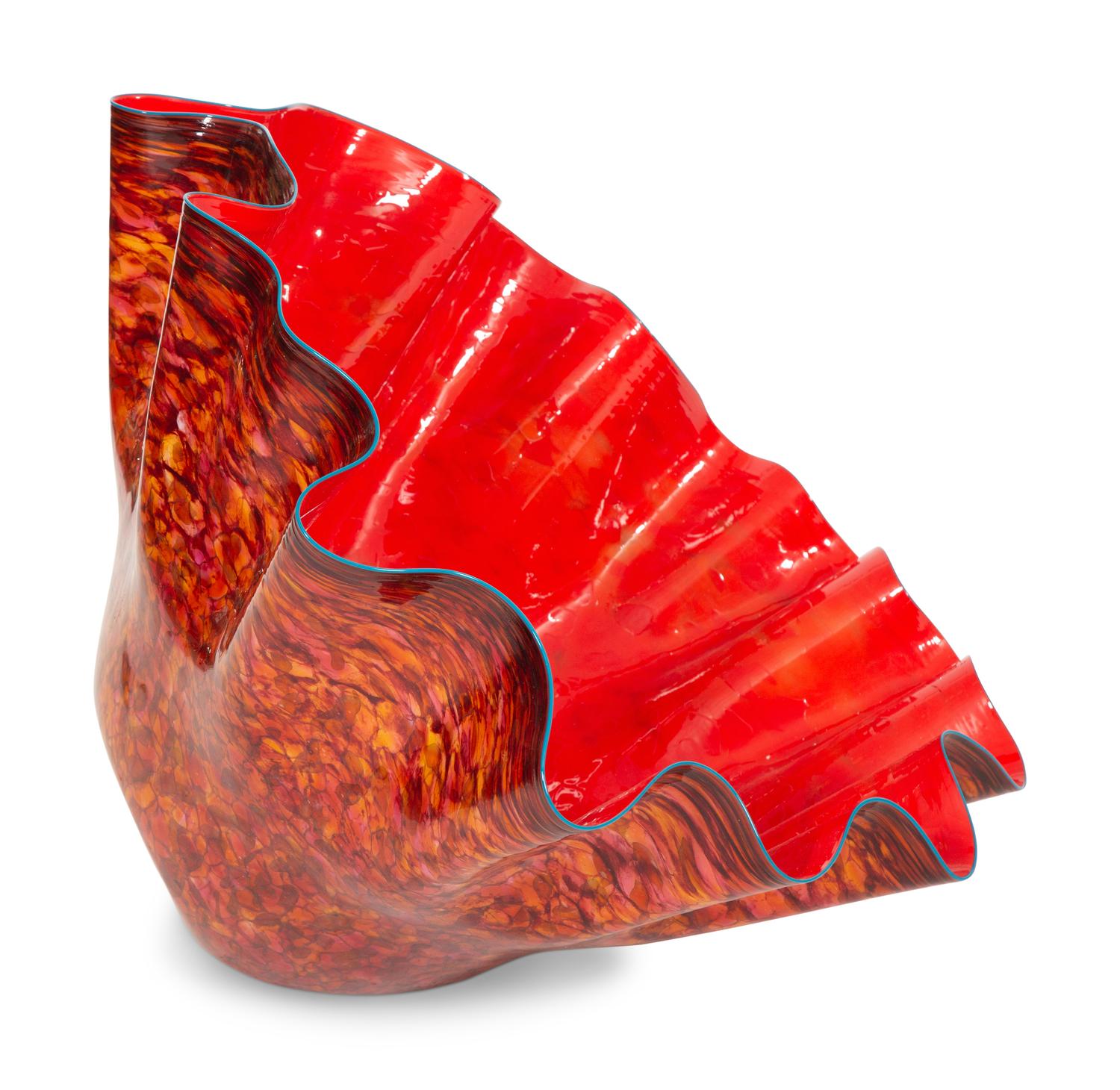A Tomato Red Macchia with Blue Diva Lip Wrap