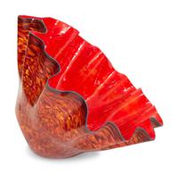 A Tomato Red Macchia with Blue Diva Lip Wrap