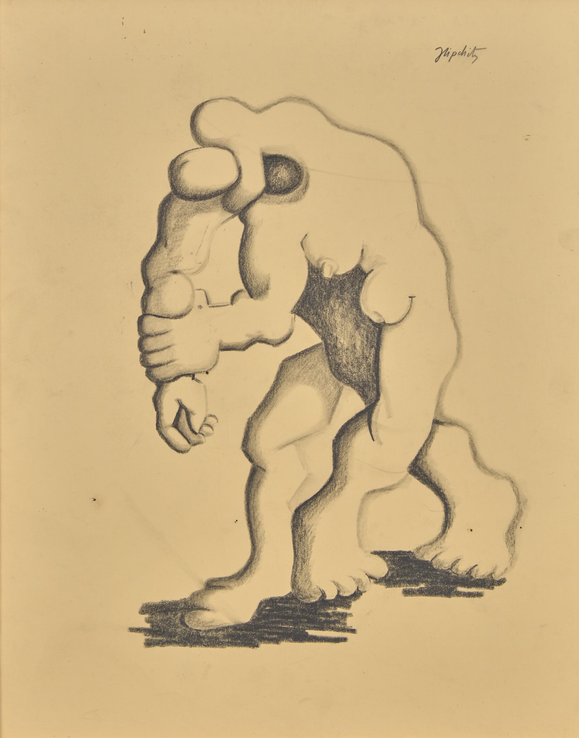 Prometheus Strangling the Vulture