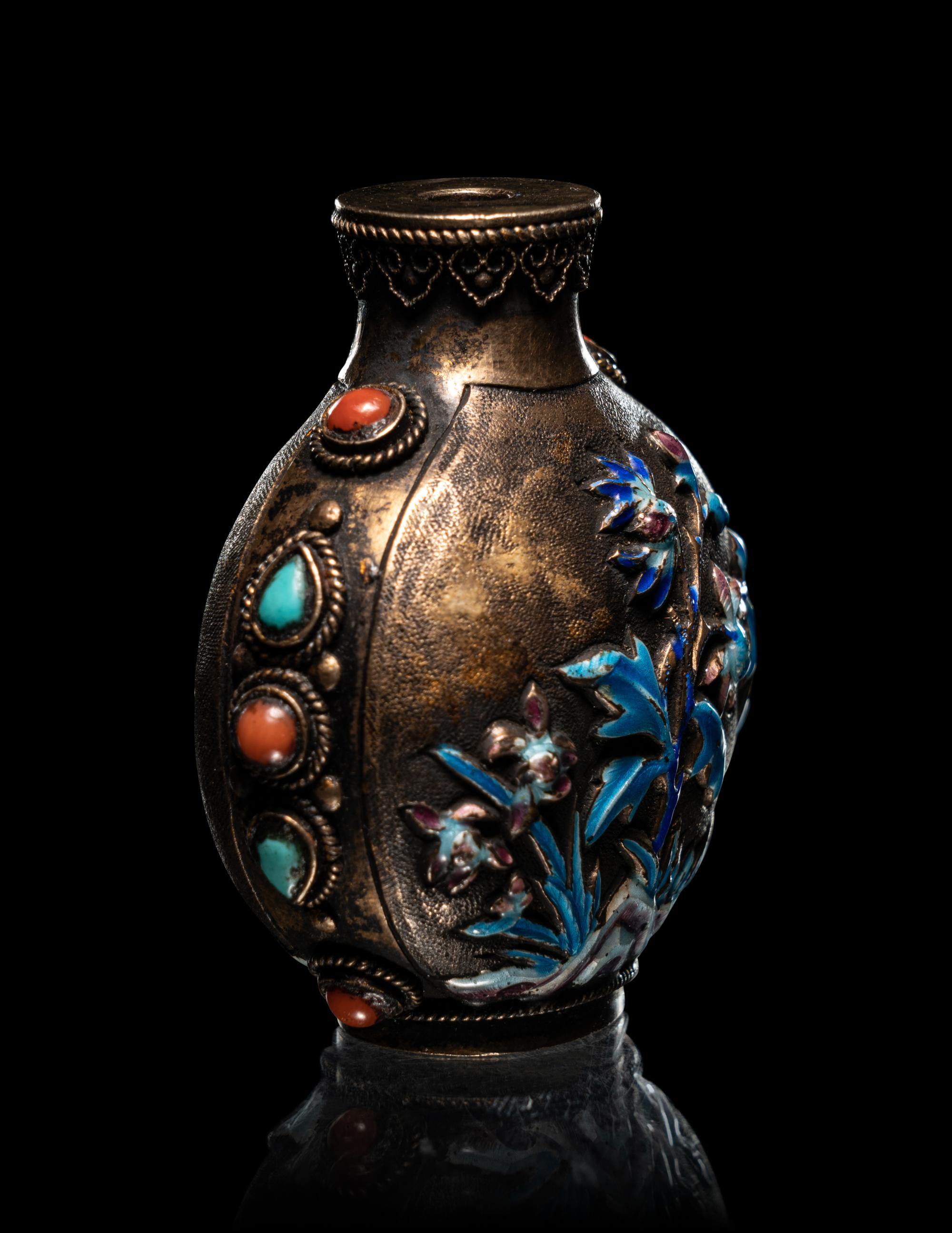 Four Metal Bottles