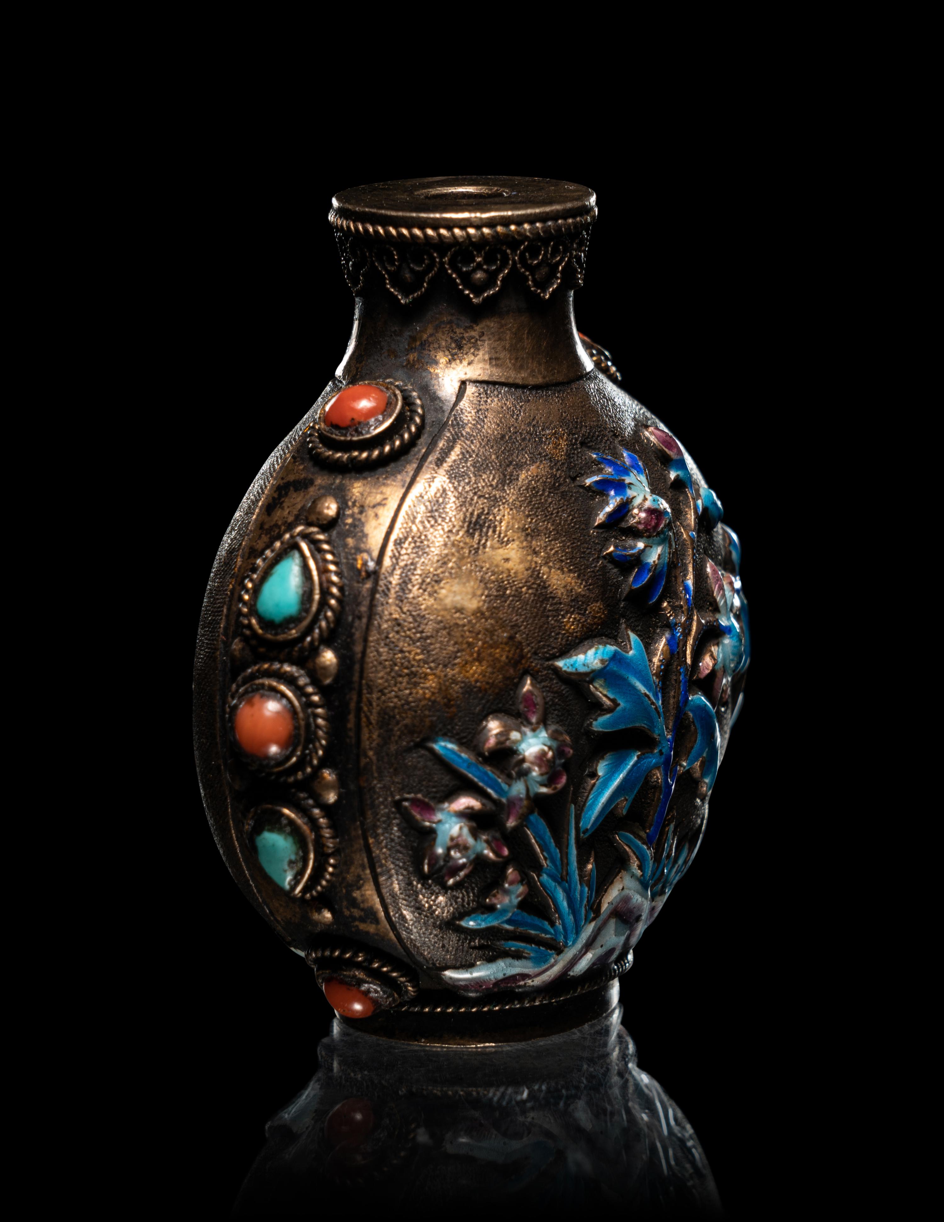Four Metal Bottles