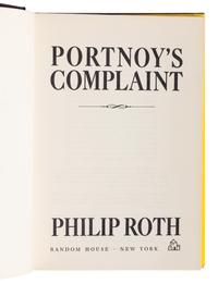 ROTH, Philip (1933-2018). Portnoy’s Complaint. New York: Random House, 1969.