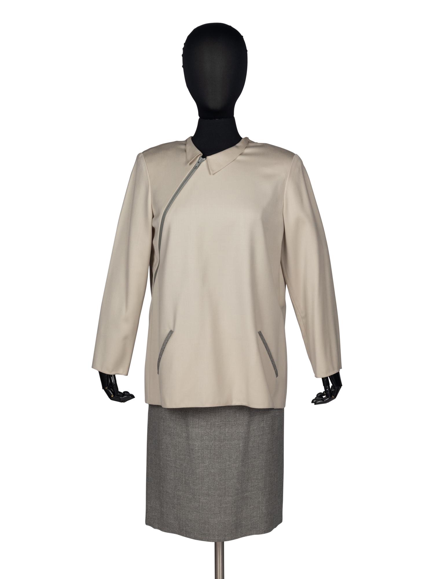 Geoffrey Beene Zippered Top and Skirt