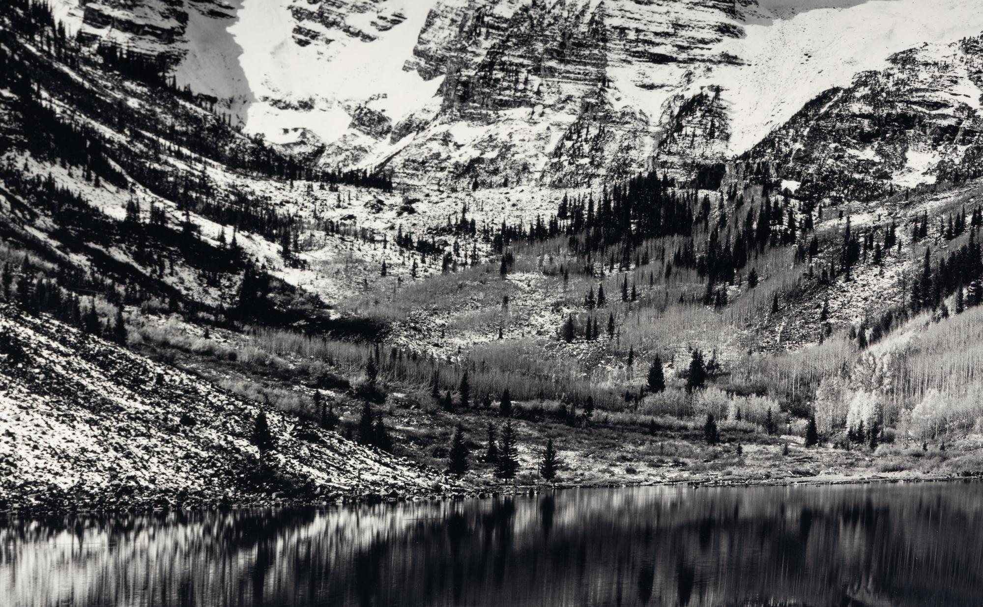 Ansel Adams (1902-1984) Maroon Bells, Near Aspen, Colorado, 1951