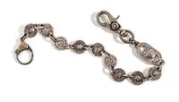 A Gianni Versace Medusa Medallion Pocket Chain, 14.25" x .75".