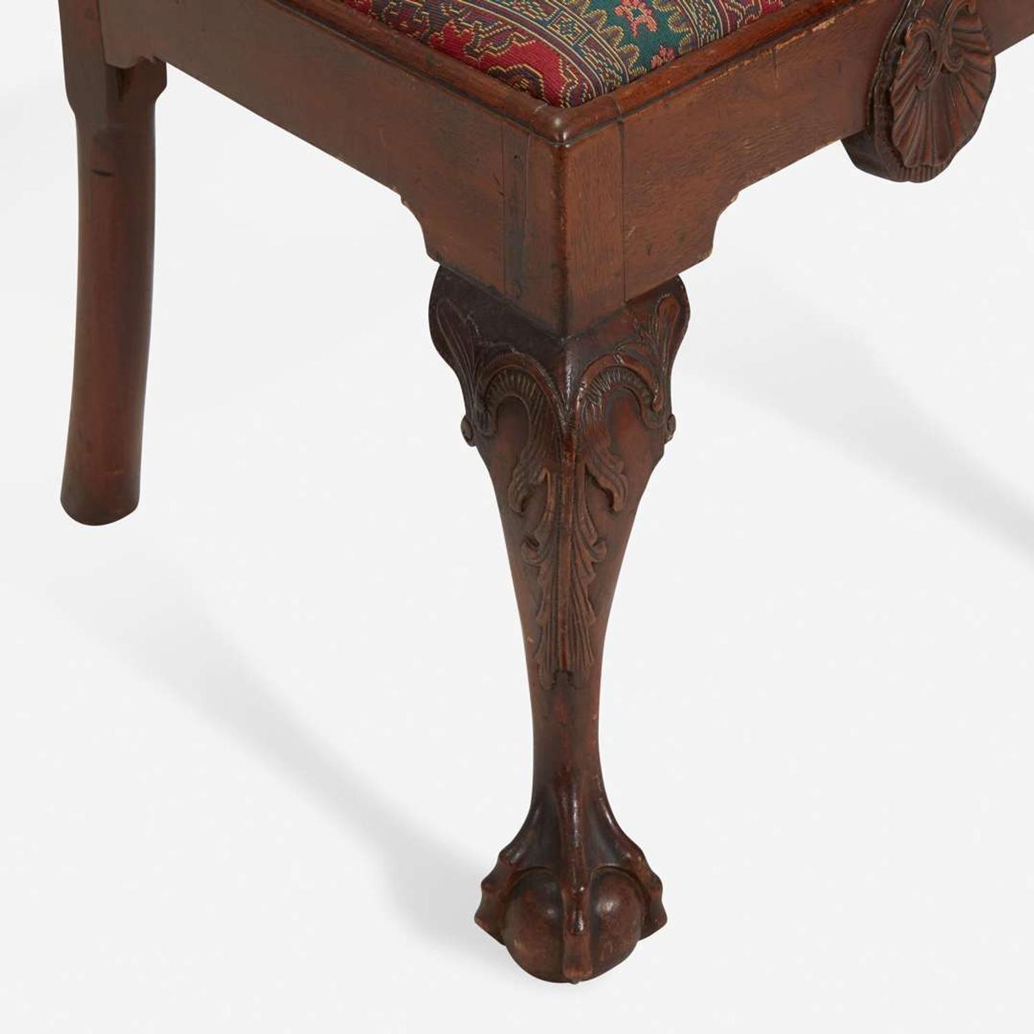 A Chippendale carved mahogany side chair Mid-Atlantic States, possibly Lancaster, PA, circa 1780