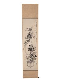 Two Chinese Hanging Scrolls