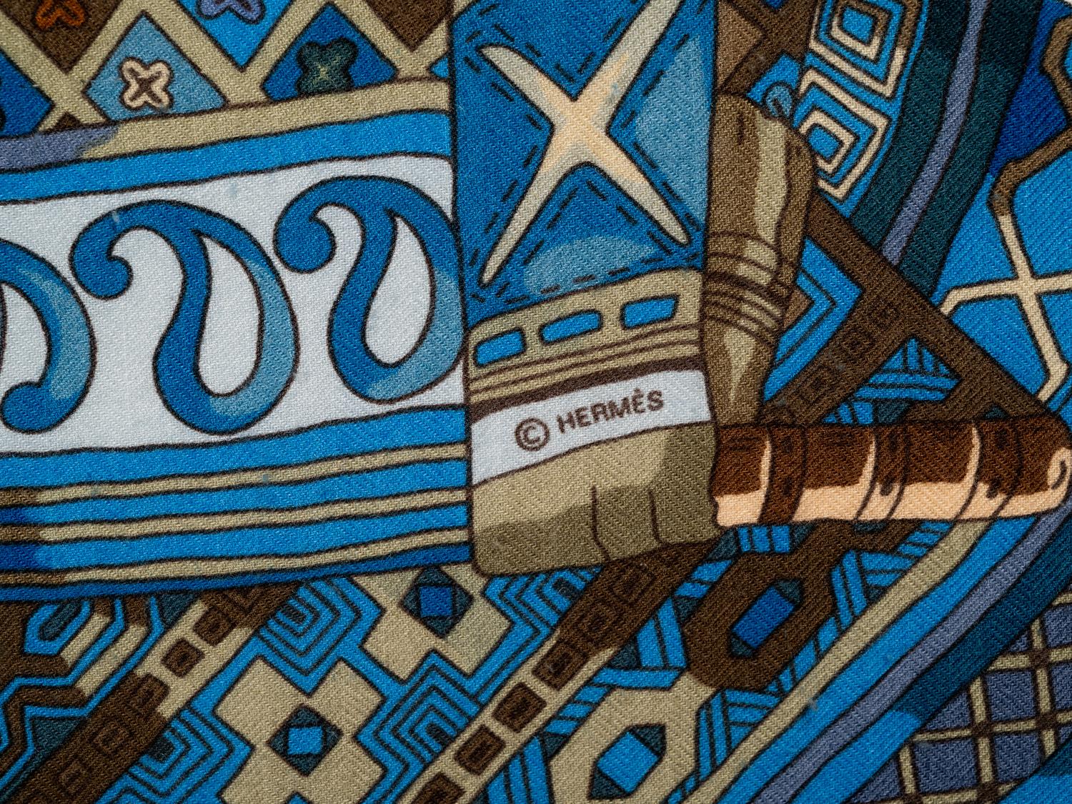 Hermès 140cm Cashmere/Silk Scarf